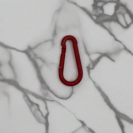 Red Epoxy Coated Steel Carbine Hooks