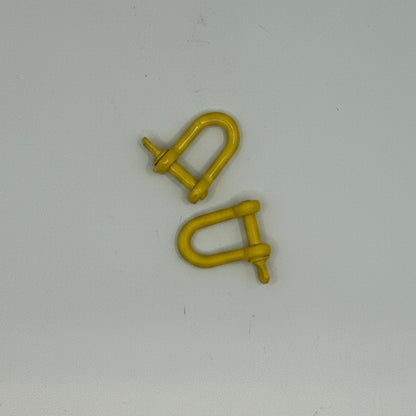 Yellow Epoxy Coated Steel Dee Shackles