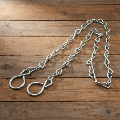 35" 3mm- Zinc Plated Steel Jack Chain