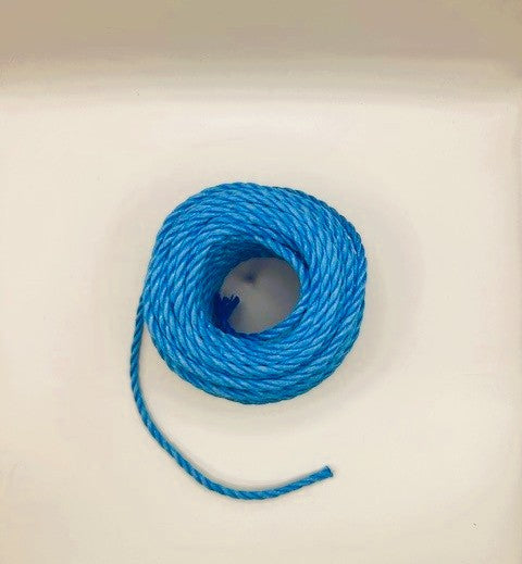 Blue Polypropylene Rope - Mini Coils