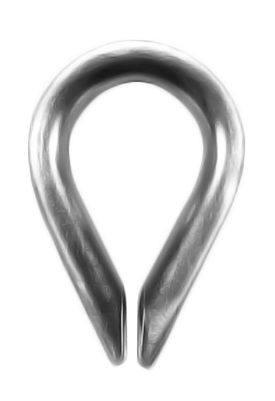 Buy Stainless Steel Wire Rope Thimbles 3mm - each – Ashley Chains